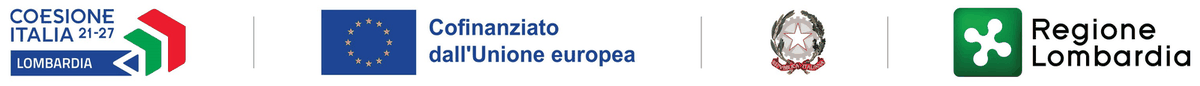 Coesione Italia 21-27 Lombardia &mdash; Cofinanziato dall'Unione europea &mdash; Repubblica Italiana &mdash; Regione Lombardia